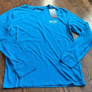 Ocean Coast Boys’ Long Sleeve Blue Tee
